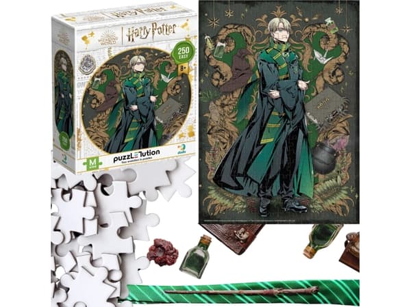 Dodo Puzzle Z Motywem "Harry Potter" - "Draco Malfoy" Slytherin 250 Elementów 8+