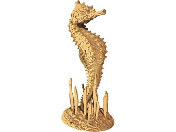 3D papppuslespill - Seahorse