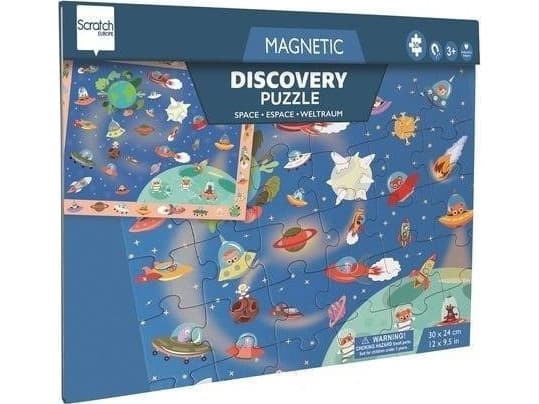 Magneettinen palapeli ja 2-in-1-peli Cosmos