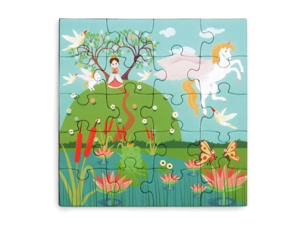 Magnetiska pussel 20x2 + bok Prinsessor