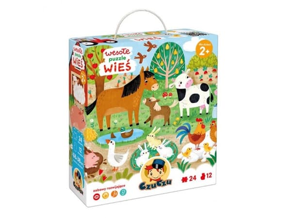 Czuczu Wesołe puslespill 24 elementer