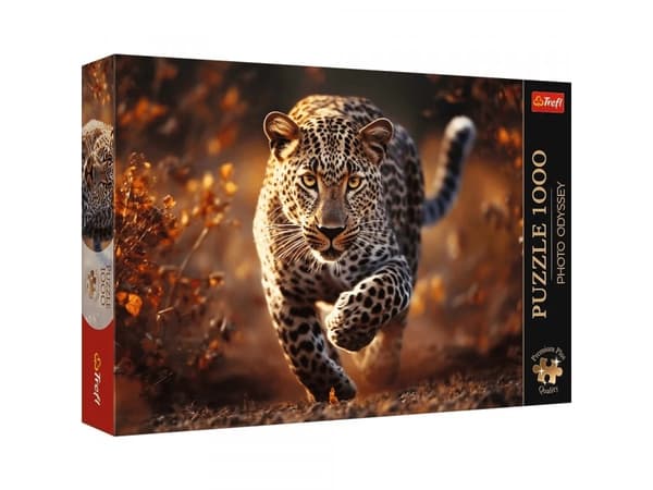 Trefl Pussel 1000 element Premium Vild leopard