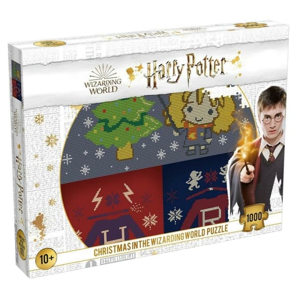 Puslespil - Harry Potter Christmas in the Wizarding 1000 Brikker
