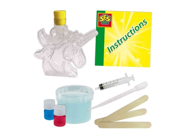 SES Creative Slime colour lab - Unicorn, Slim, Kjemi, 5 år