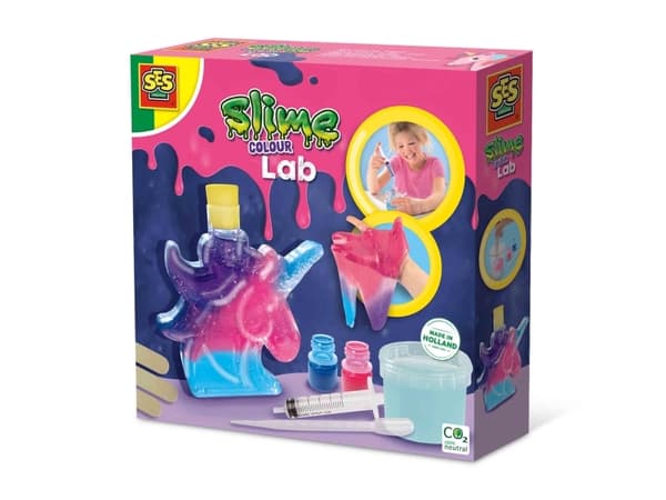 SES Creative Slime colour lab - Unicorn, Slim, Kjemi, 5 år