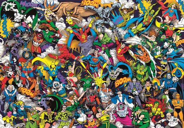 Puslespill 1000 brikker CB High Quality Collection DC Comics Impossible, Clementoni