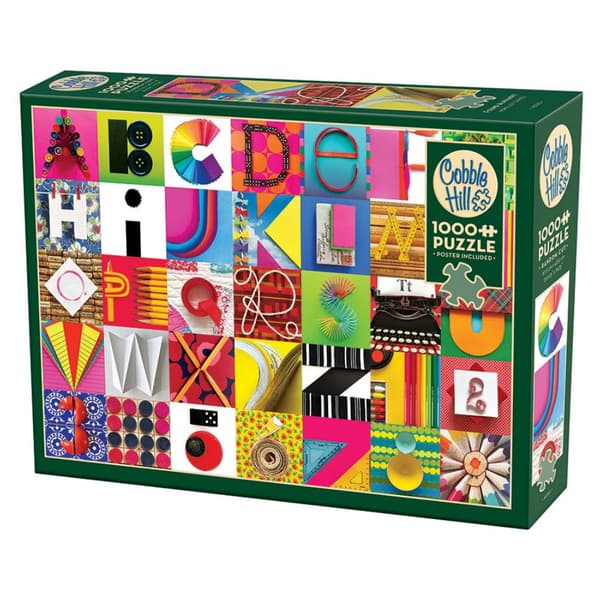 Cobble Hill Found Alphabet 1000 Palaa