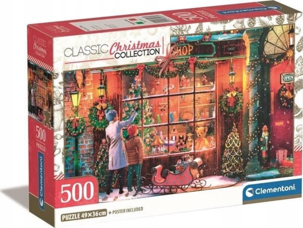 Pussel HQC Old Toy Shop Xmas, 500 bitar