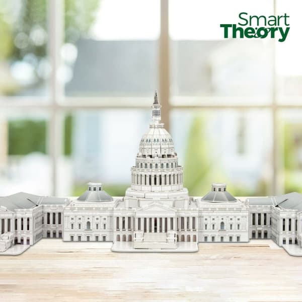 3D Puslespil Colorbaby Capitolio 126 Dele 52,5 x 20,5 x 23,5 cm (6 enheder)
