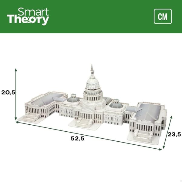 3D Puslespil Colorbaby Capitolio 126 Dele 52,5 x 20,5 x 23,5 cm (6 enheder)
