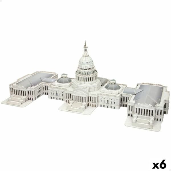 3D Puslespil Colorbaby Capitolio 126 Dele 52,5 x 20,5 x 23,5 cm (6 enheder)