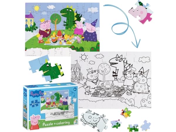 Puslespill 60el 2w1 Peppa Pig DOB5383 05383