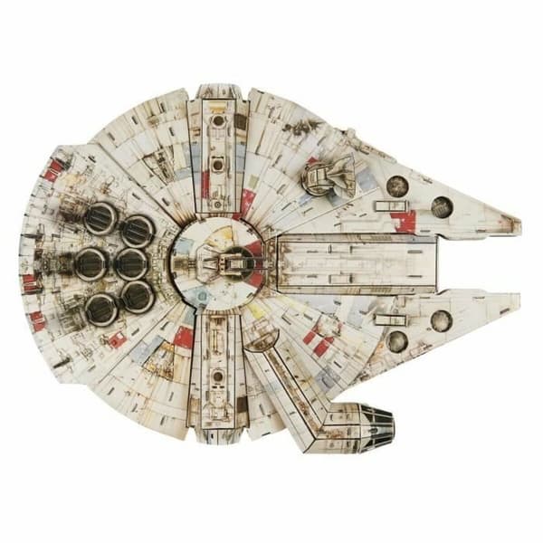 Byggsats Star Wars Millennium Falcon 223 piezas 43 x 31,4 x 22,4 cm Grå Multicolour