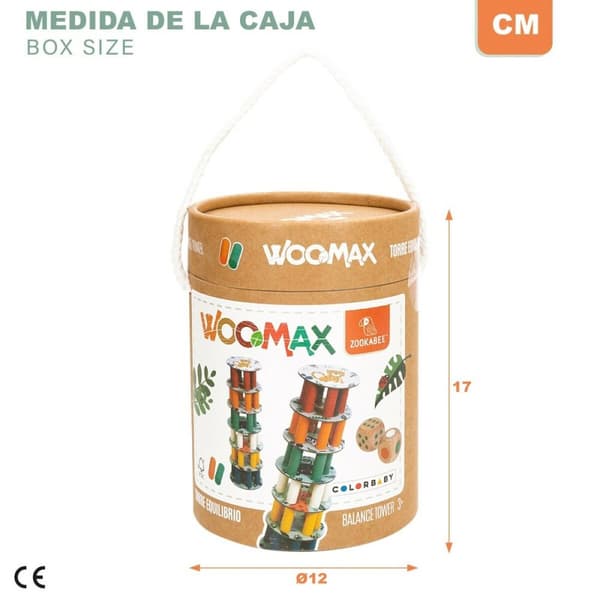 Rakennussetti Woomax 36 Kappaletta (6 osaa)