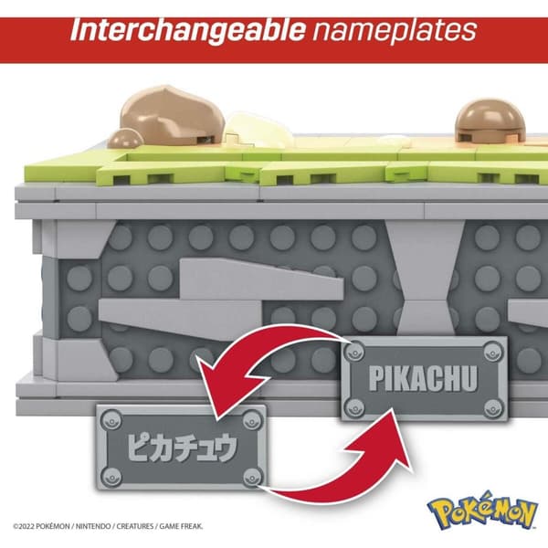 Rakennussarja Pokémon Mega Construx - Motion Pikachu 1095 Kappaletta
