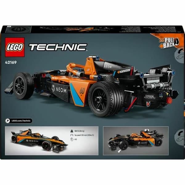 Rakennussetti Lego Technic 42169 NEOM McLaren Formula E Race Car Monivärinen