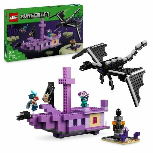Byggsats Lego Ender Dragon & Ship Multicolour