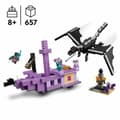 Pikkukuva 2 / 6: Rakennussetti Lego Ender Dragon & Ship Monivärinen