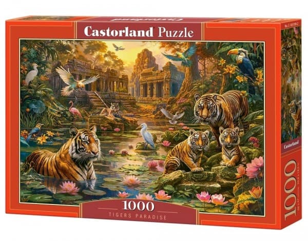 Castor Pussel 1000 bitar Tigers Paradise
