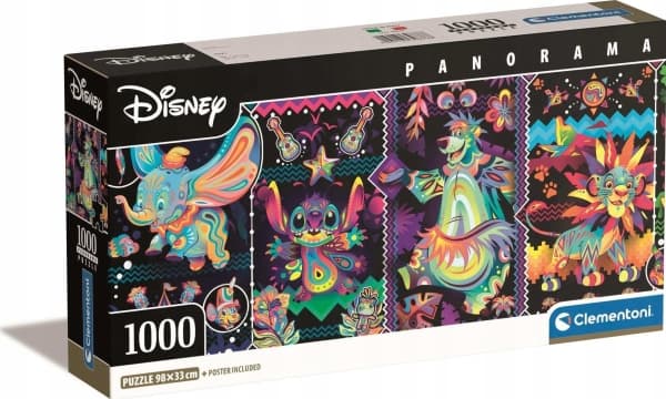 Clementoni Puzzle 1000el Panorama Compact Disney Joys 39876