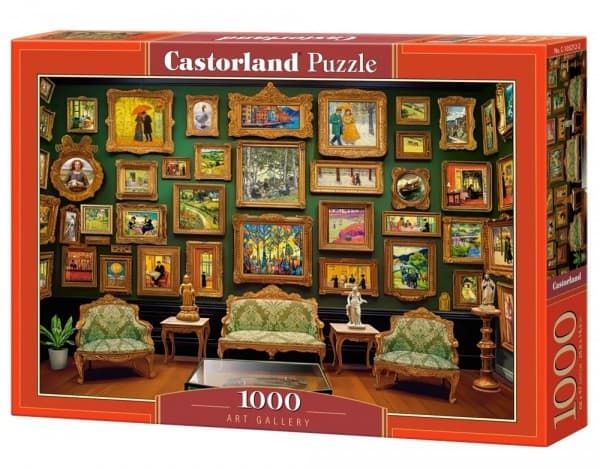 Castor Puzzle 1000 brikker Kunstgalleri malerier på veggen