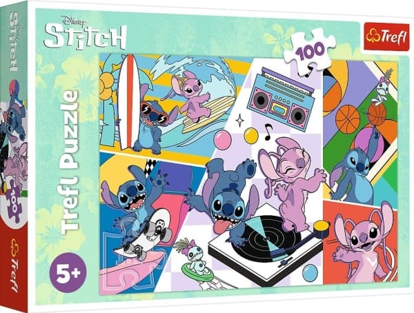Trefl Pussel 100el Minnen av Lilo och Stitch 16473 Trefl