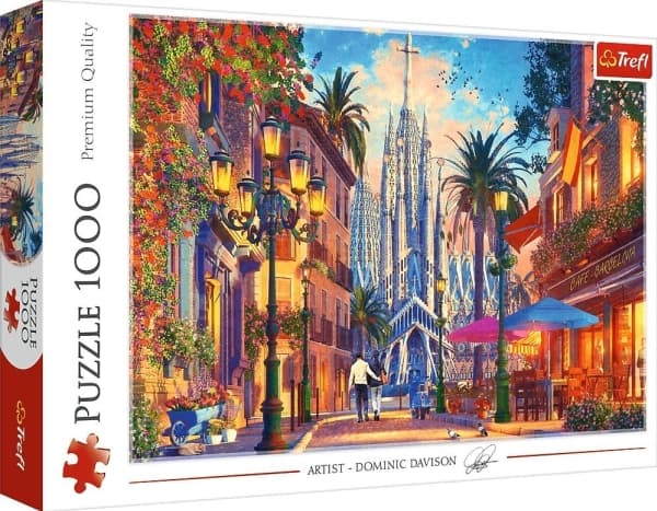 Trefl Puzzle 1000 brikker Barcelona Spania