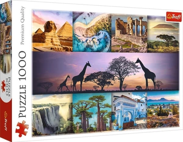 Puslespill 1000 brikker Collage - Afrika 10792 Trefl