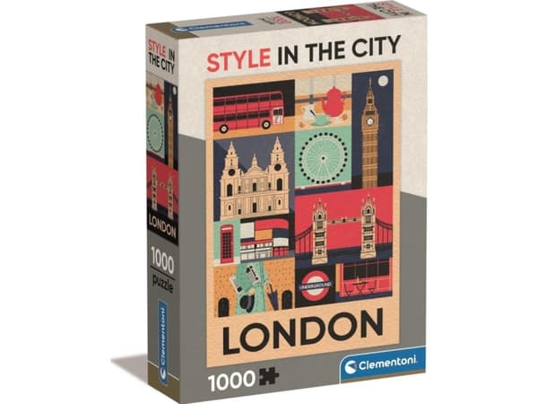 Clementoni Clementoni Puzzle 1000el Compact Style kaupungissa Londyn 39844