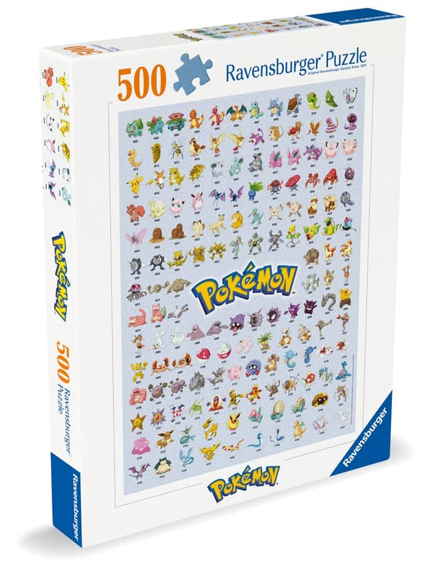 Pokémon – The First 151! Puslespill 500 brikker, Ravensburger