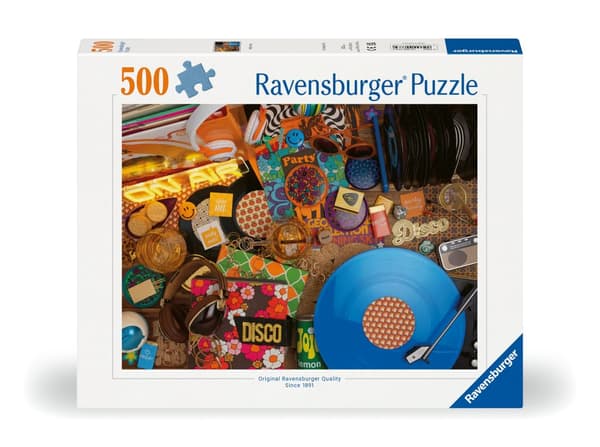 Puslespill Vinyl Is Back 500 brikker, Ravensburger