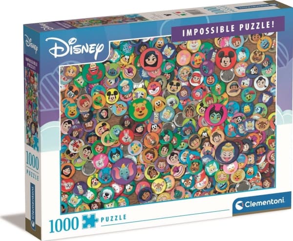 Clementoni Puzzle 1000el Impossible Puzzle Disney Classic 39830