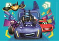 Miniatyrbild 3 av 3: Pussel 2x60 bitar Batwheels, Clementoni
