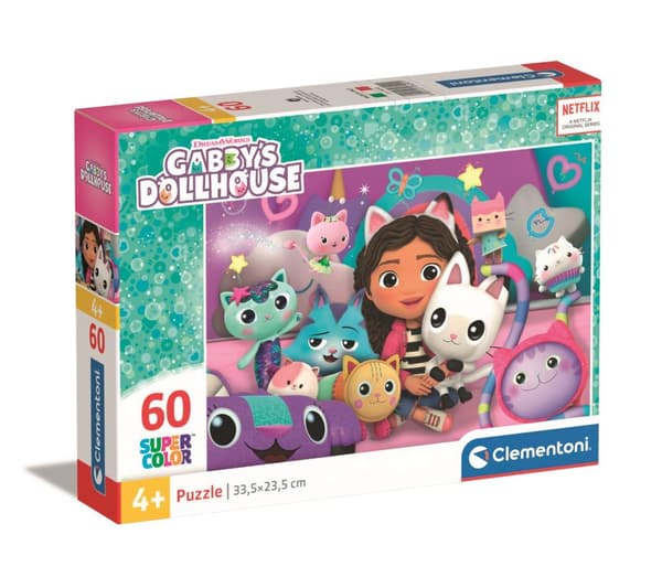 Pussel 60 bitar Gabby's Dollhouse, Clementoni