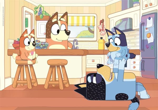 Pussel 104 bitar Bluey, Clementoni