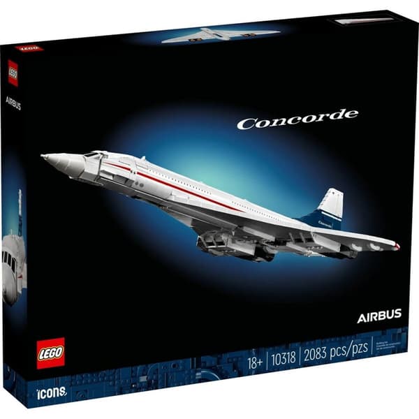 Konstruktionsspil Lego 10318 Concorde Hvid 2083 Dele