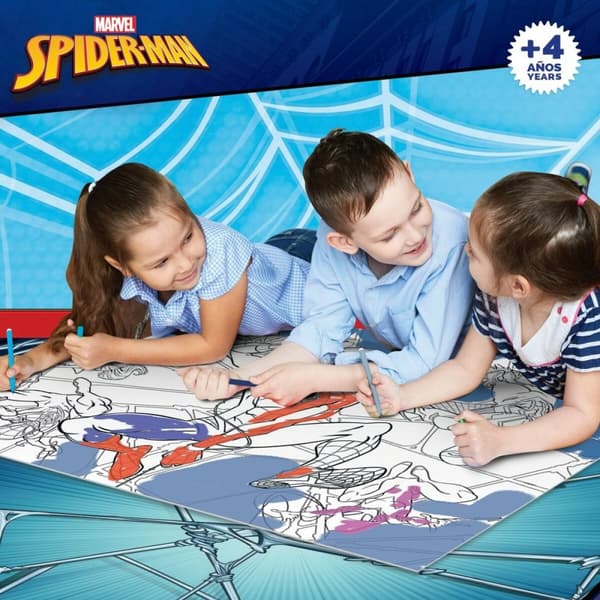 Børne Puslespil Spider-Man Dobbeltsidet 60 Dele 70 x 1,5 x 50 cm (6 enheder)