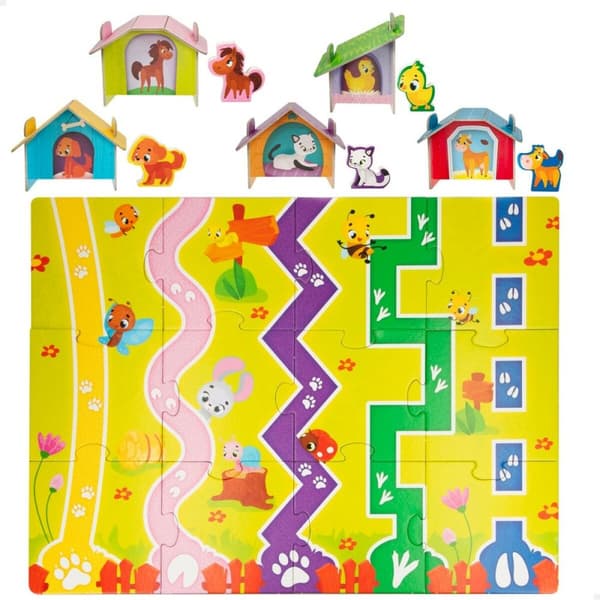 Barnpussel Lisciani Bondgård 27 Delar 48 x 1 x 36 cm (6 antal)