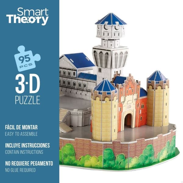 3D-palapeli Colorbaby New Swan Castle 95 Kappaletta 43,5 x 33 x 18,5 cm (6 osaa)
