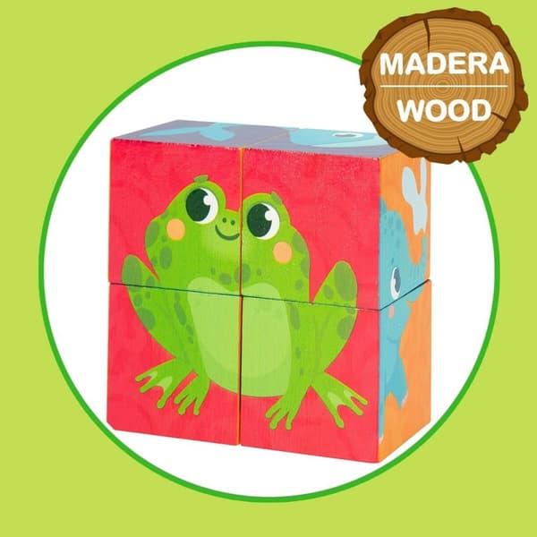 3D Puslespil Lisciani Giochi 22 x 23 x 1 cm dyr 4 Dele (6 enheder)