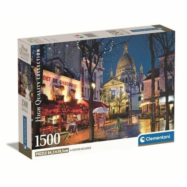 Pussel Clementoni Paris Montmartre 1500 Delar