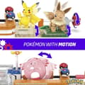 Miniatyrbild 5 av 6: Konstruktionssats Pokémon Mega Construx - Forest Pokémon Center 648 Delar