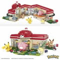 Miniatyrbild 2 av 6: Konstruktionssats Pokémon Mega Construx - Forest Pokémon Center 648 Delar