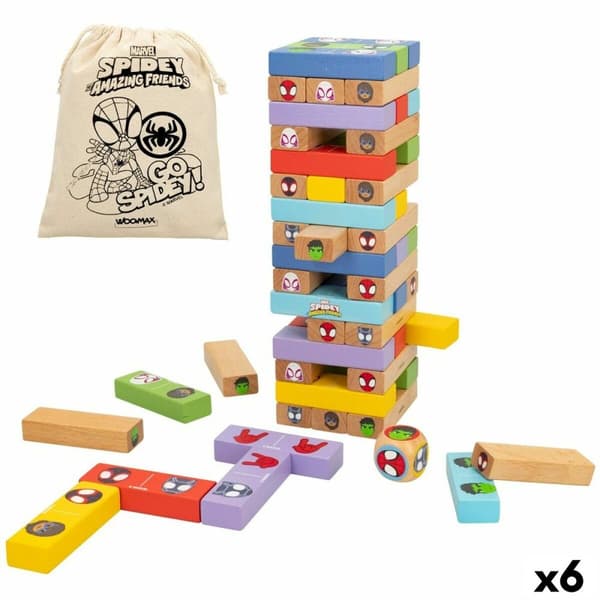 Byggsats Spidey 52 Delar (6 antal)