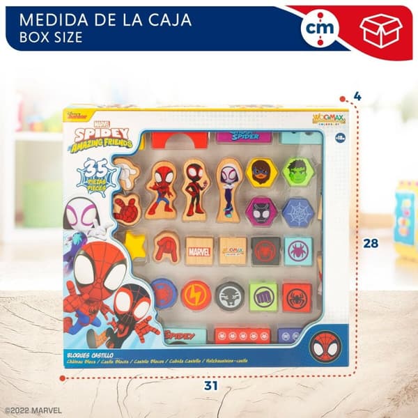 Byggsats Spidey 33 Delar (6 antal)