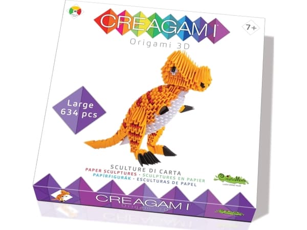 Creagami Origami 3D T-Rex Cube 634 stykker