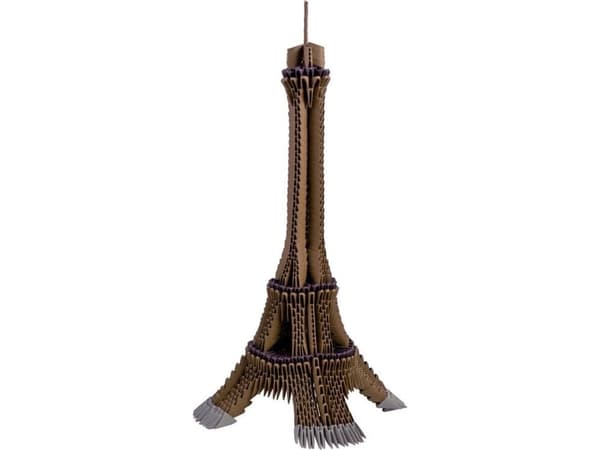 Cube Creagami Origami 3D Eiffel Tower 1100 Pieces