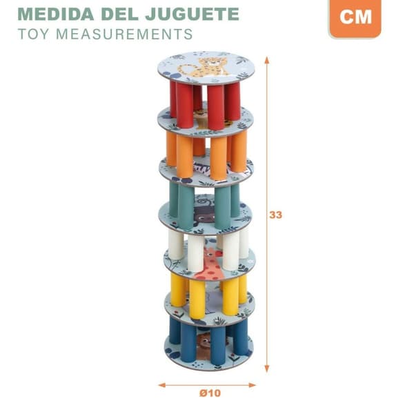 Konstruktionsspil Woomax 36 Dele (6 enheder)