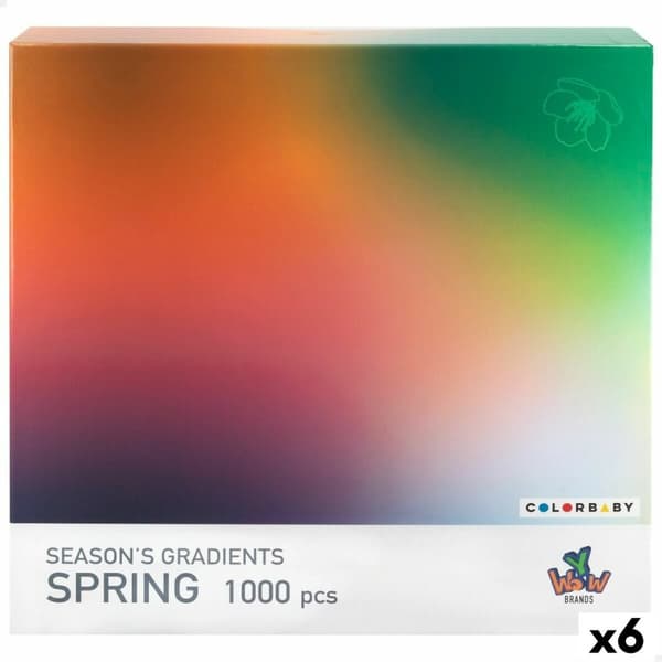 Puslespil Colorbaby Season's Gradients Spring 68 x 50 cm (6 enheder)