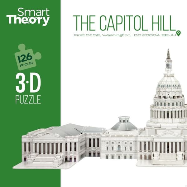 3D Puslespil Colorbaby Capitolio 126 Dele 52,5 x 20,5 x 23,5 cm (6 enheder)